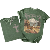 As the Deer Pants for Water – Christian Bible Verse T-Shirt