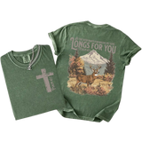As the Deer Pants for Water – Christian Bible Verse T-Shirt