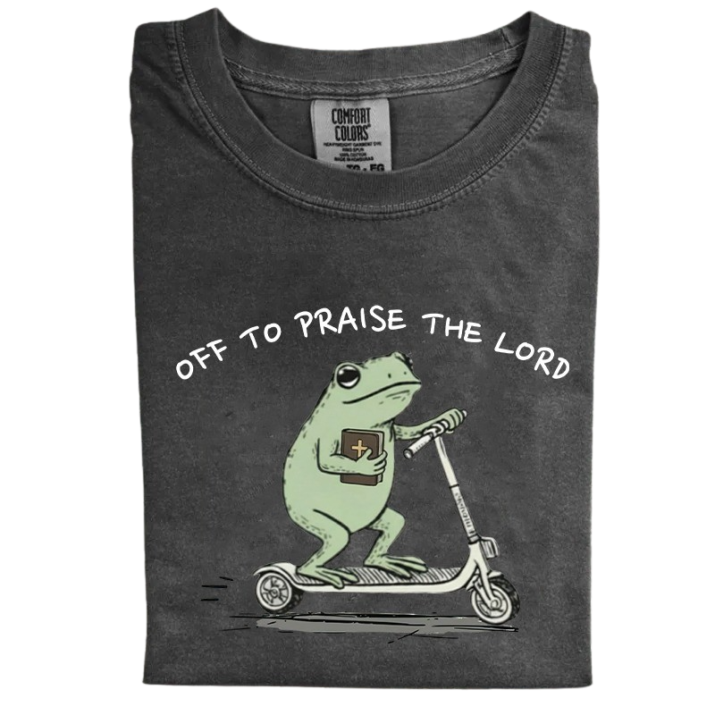 funny-frog-off-to-praise-the-lord-christian-t-shirt-Blackk.png