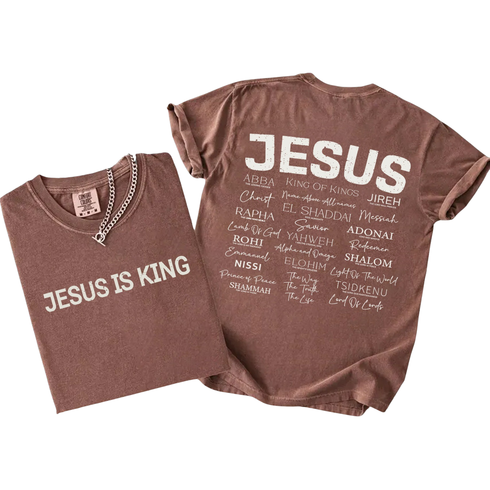 Jesus Is King Christian Tee