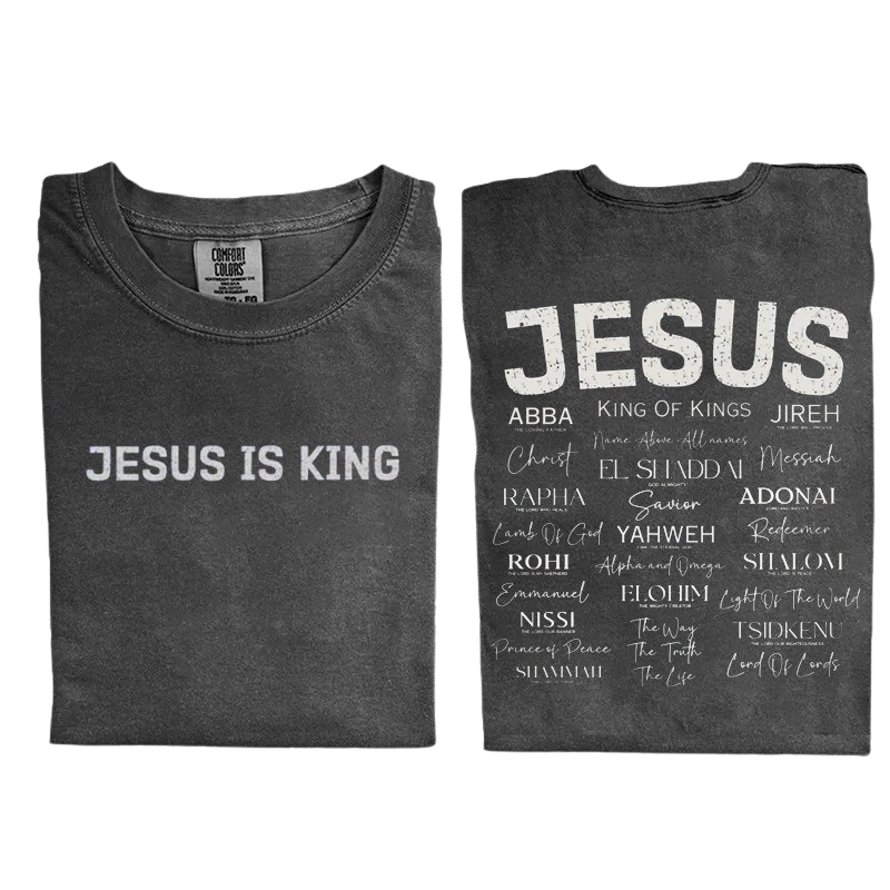 Jesus Is King Christian Tee