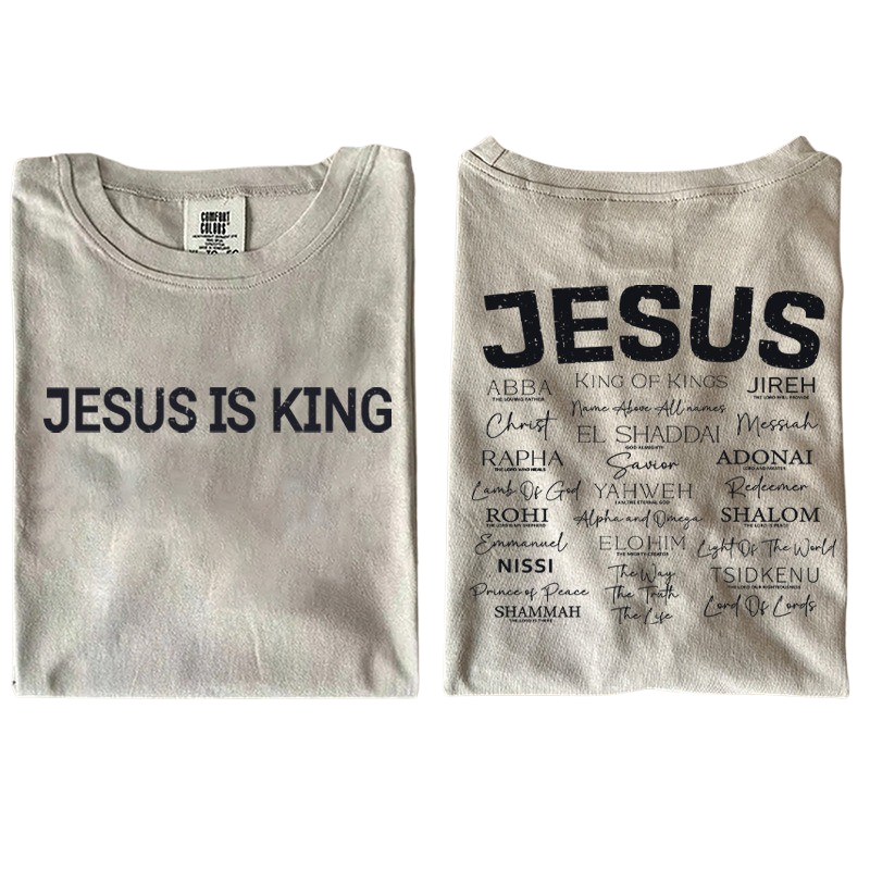 Jesus Is King Christian Tee