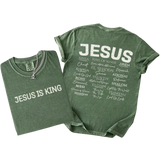 Jesus Is King Christian Tee